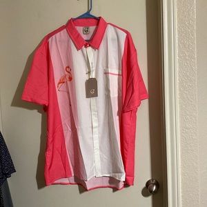 Hardaddy Flamingo Button Down Shirt